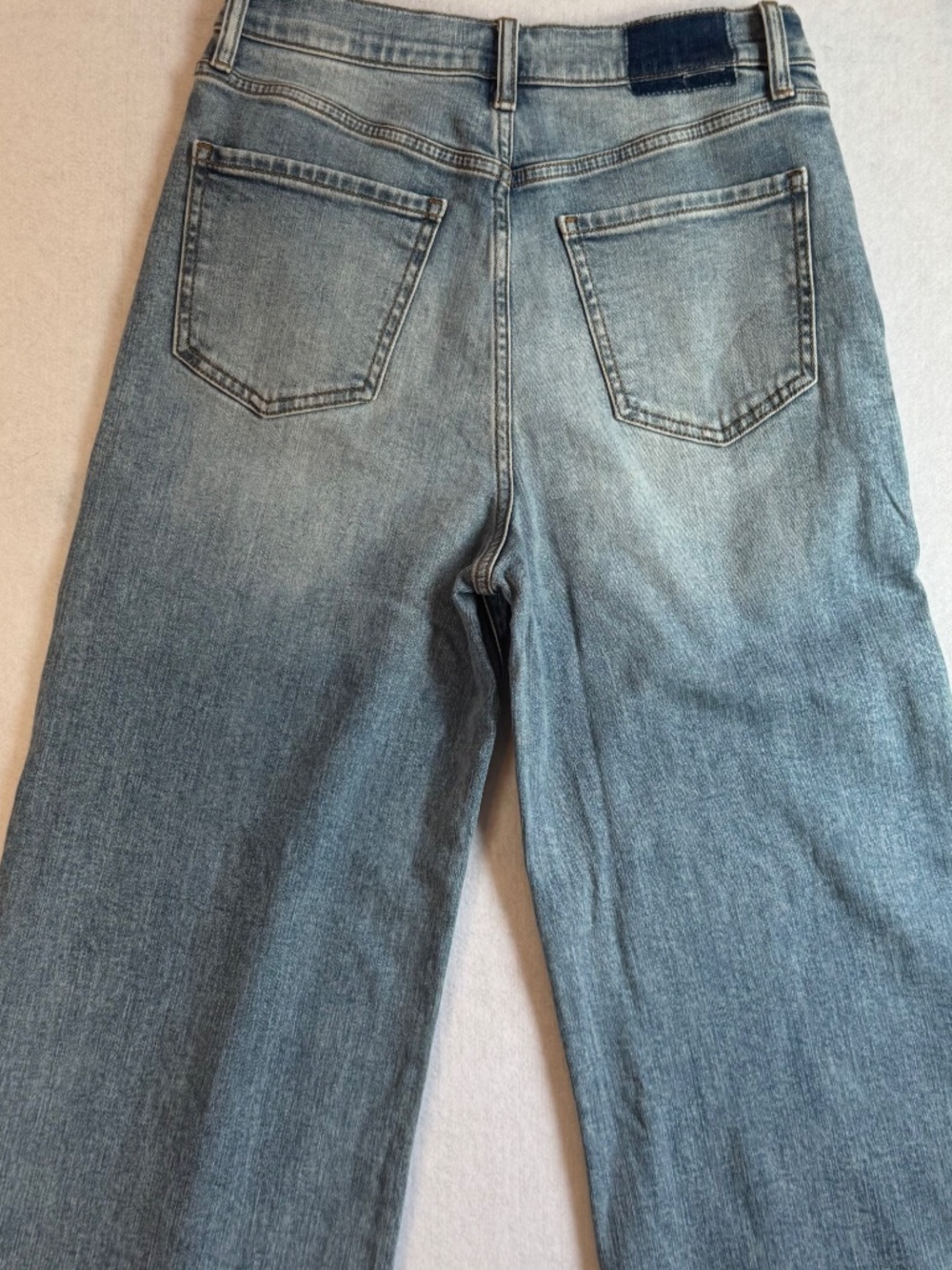 Daze Denim "Far Out" High Rise Wide Leg Jeans Sz 27 - Picture 9 of 12